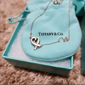 Tiffany Paloma Picasso Loving Heart Necklace
